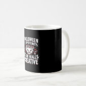 Halloween Is Kansen Creatief Citaatontwerp Koffiemok (Voorkant rechts)