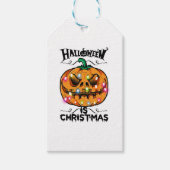 Halloween is Kerstmis Cadeaulabel (Voorkant)