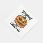 Halloween is Kerstmis Servet (Hoek)