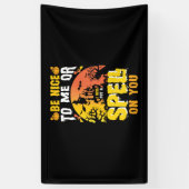 Halloween is leuk voor mij, dag spandoek (Verticaal)