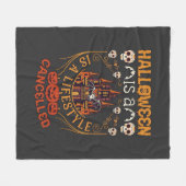 Halloween Is Levensstijl Geannuleerd Kasteel Sched Fleece Deken (Voorkant (Horizontaal))