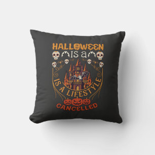 Halloween Is Levensstijl Geannuleerd Kasteel Sched Kussen