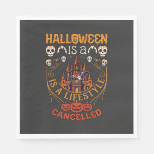 Halloween Is Levensstijl Geannuleerd Kasteel Sched Servet