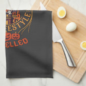 Halloween Is Levensstijl Geannuleerd Kasteel Sched Theedoek (Quarter Fold)