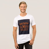 Halloween is mijn favoriete design T-shirt (Voorkant volledig)