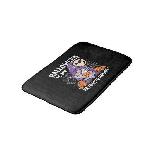 Halloween is mijn favoriete vakantie pompoen Snoep Badmat (Gekanteld)