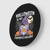 Halloween is mijn favoriete vakantie pompoen Snoep Grote Klok (Hoek)