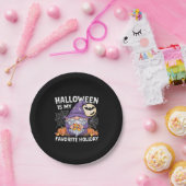 Halloween is mijn favoriete vakantie pompoen Snoep Papieren Bordje (Feest)