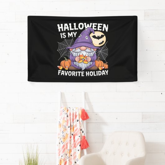 Halloween is mijn favoriete vakantie pompoen Snoep Spandoek (Insitu)
