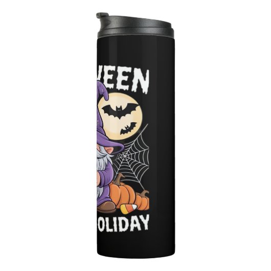 Halloween is mijn favoriete vakantie pompoen Snoep Thermosbeker (Geroteerd rechts)