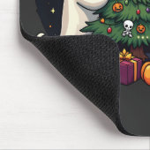 Halloween is mijn kerst grappige geest kerstman muismat (Hoek)