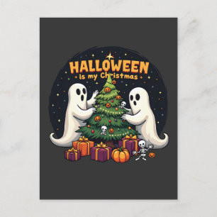Halloween is mijn Kerstmis Grappige Geest Xmas Ker Aankondigingskaart