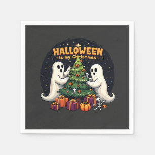 Halloween is mijn Kerstmis Grappige Geest Xmas Ker Servet