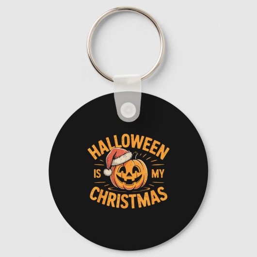 Halloween Is My Christmas Funny Soky Statement Sleutelhanger (Voorkant)