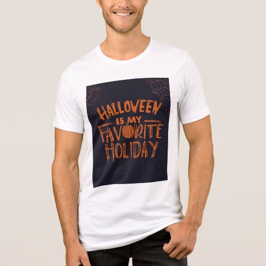 Halloween is my favorite design T Shirt  (Voorkant)