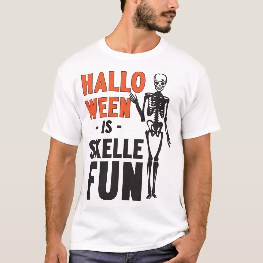 Halloween is Skellefun T-shirt (Voorkant)