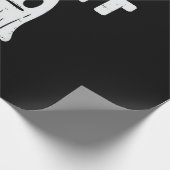 Halloween is te oud voor dit spookkostuum cadeaupapier (Hoek)