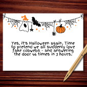 Halloween is terug, en de chaos ook kaart