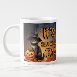Halloween is zijn tijd grote koffiekop