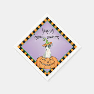 Halloween Italy Greyhound Napkins Servet