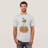 Halloween Italy Greyhound T-shirt (Voorkant volledig)