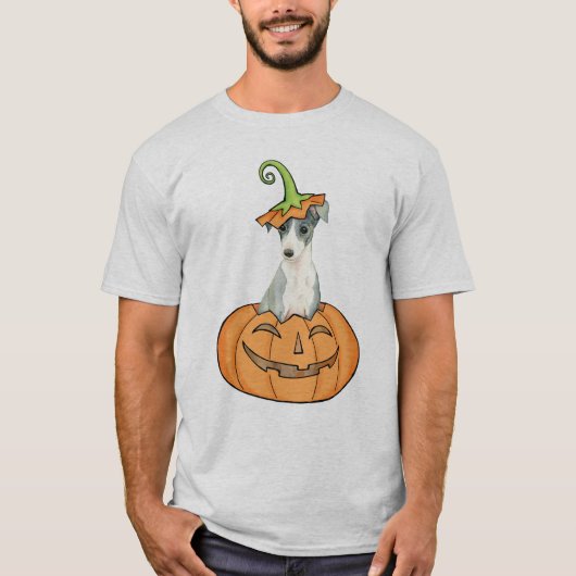 Halloween Italy Greyhound T-shirt (Voorkant)