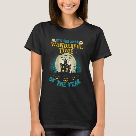 Halloween It's the Most Wonderful Time of the Year T-shirt (Voorkant)