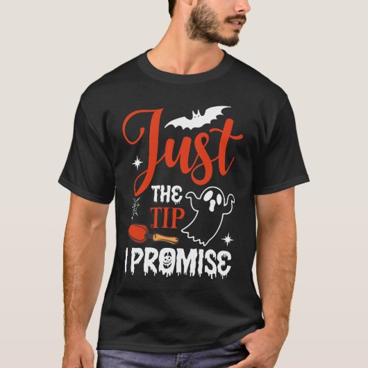 "Halloween Jac"Alleen het topje, dat beloof ik Hal T-shirt (Voorkant)