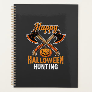 Halloween Jacht Gekruiste Bijlen Jack O Lantern Planner