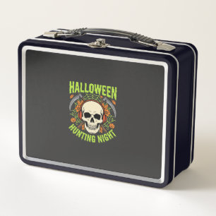 Halloween Jacht Nacht Schedel Zeis Vector Ontwerp