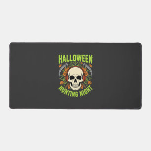 Halloween Jacht Nacht Schedel Zeis Vector Ontwerp Bureaumat