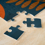 Halloween jachtpompoenen legpuzzel (Zijkant)
