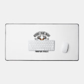 Halloween-jachtshirt met pompoenbijlen_1 bureaumat (Keyboard & Muis)