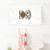 Halloween-jachtshirt met pompoenbijlen_1 spandoek (Insitu)