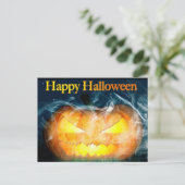 Halloween Jack-0-lantern Briefkaart (Staand voorkant)