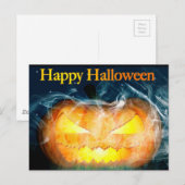 Halloween Jack-0-lantern Briefkaart (Voorkant / Achterkant)