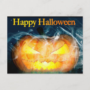 Halloween Jack-0-lantern Briefkaart
