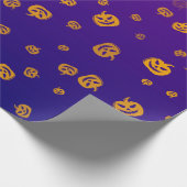 Halloween Jack-lantaarns Cadeaupapier (Hoek)