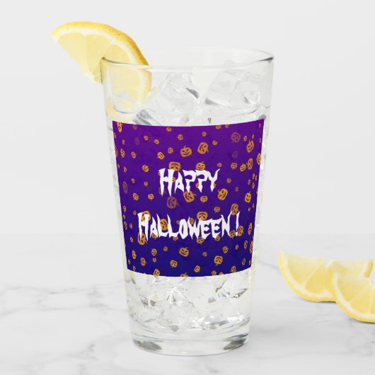 Halloween Jack-lantaarns Glas (Voorkant ijs)