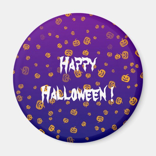 Halloween Jack-lantaarns Magneet (Voorkant)