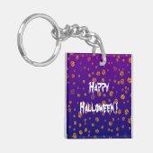 Halloween Jack-lantaarns Sleutelhanger (Voorkant Links)