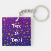 Halloween Jack-lantaarns Sleutelhanger (Achterkant)