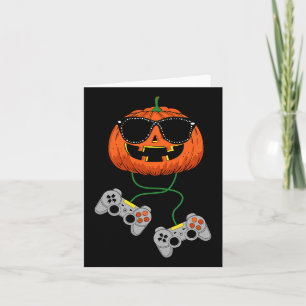 Halloween Jack O lantaarn gamer jongens Kinder Man Kaart
