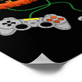 Halloween Jack O lantaarn gamer jongens Kinder Man Poster (Hoek)