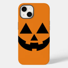 Halloween Jack-o'-lantaarn Gezicht iPhone Case