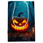 Halloween Jack-o-lantaarn in Bos Medium Cadeauzakje (Voorkant)