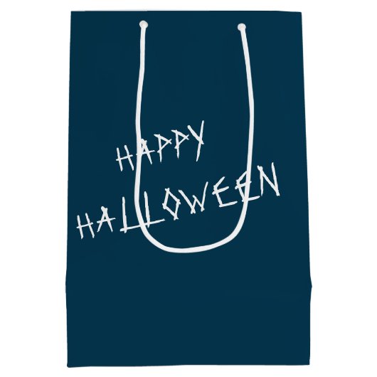 Halloween Jack-o-lantaarn in Bos Medium Cadeauzakje (Achterkant)