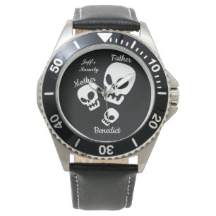 Halloween jack-o-lantaarn pompoen familienaam horloge