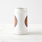 Halloween Jack o lantaarn pompoen gezicht en spin Bierpul (Center)