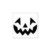Halloween Jack-o-lantaarn pompoen gezicht glimlach Rubberstempel (Afrduk)